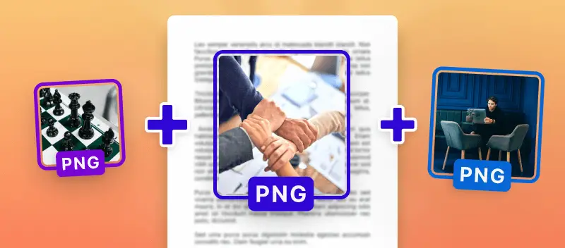 Hur man Slår ihop PNG till PDF?